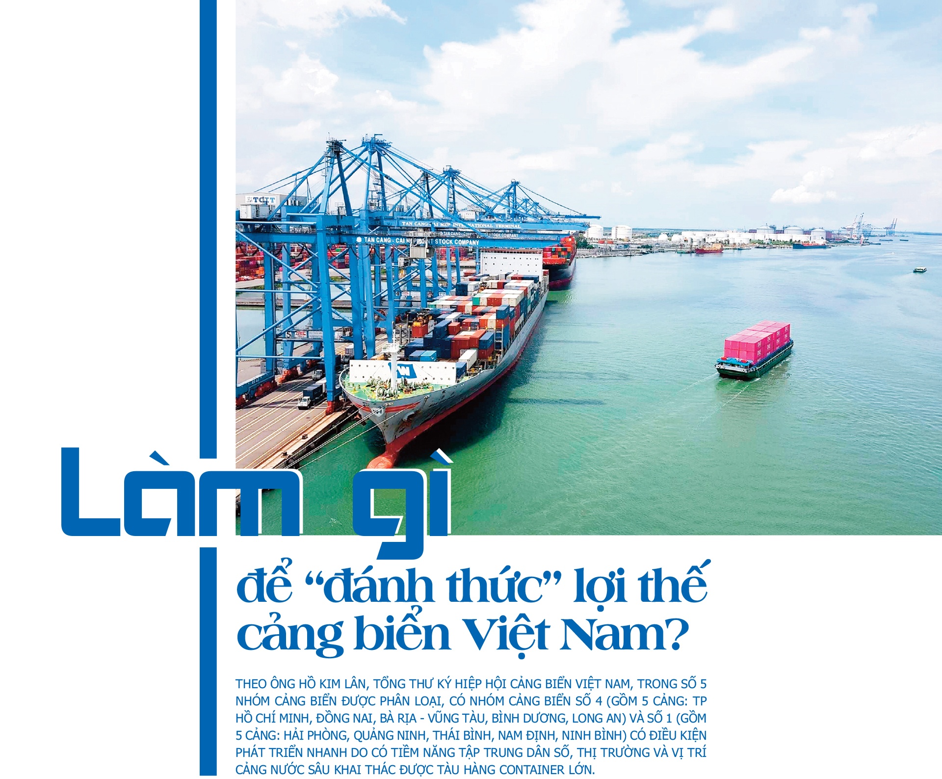 MEGASTORY: Phát triển hệ thống cảng biển đáp ứng xu thế hội nhập quốc tế